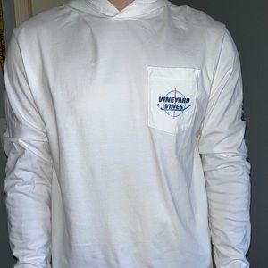 Vineyard Vines hockey long sleeve hoodie T
